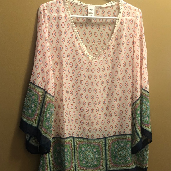 Beautiful boho shirt. - Picture 1 of 5
